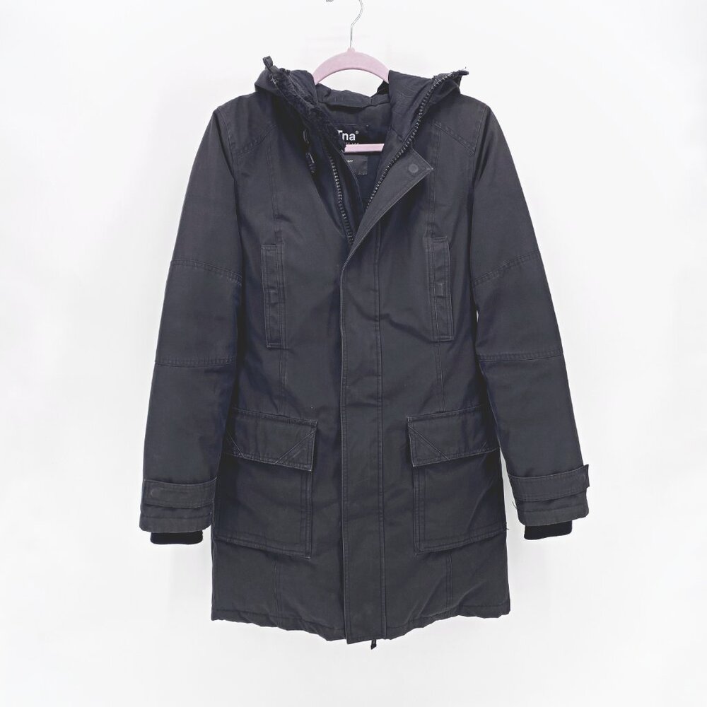 Aritzia Black Utility Jacket with Hood